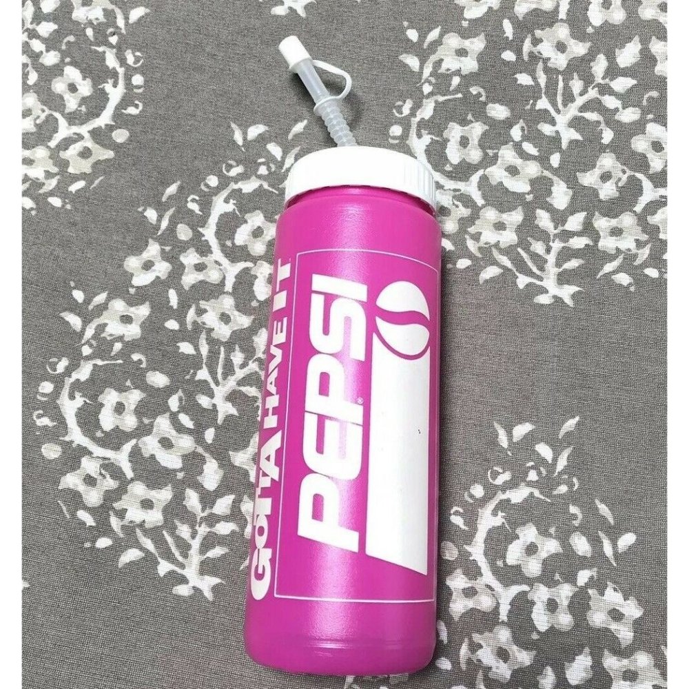 Vintage Pepsi Gotta Have It Water Bottle Hot Pink